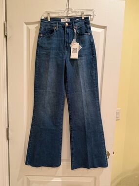 Dear John High-Rise Wide Leg Women’s Jeans - Dark Blue